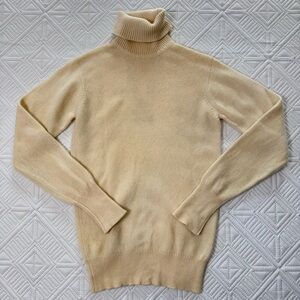 Vintage Berk Of Burlington Arcade By Ballantyne 100% Cashmere Turtleneck Sweater